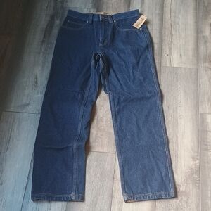 Duluth Trading Co Dark Blue Straight Jeans